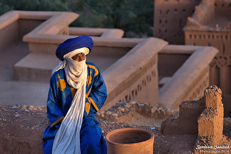 Bernhard Saalfeld - Tuareg in Ait Benhaddou